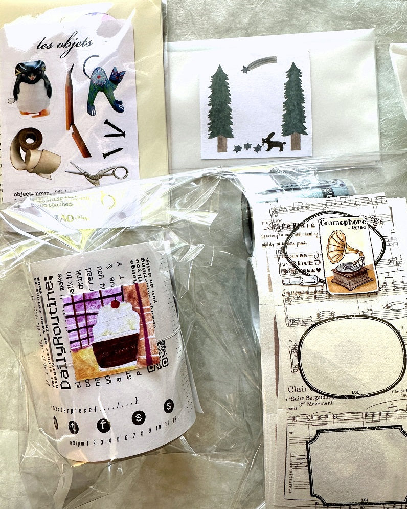Necktie - Beautiful Days square sticky memo roll SAMPLES