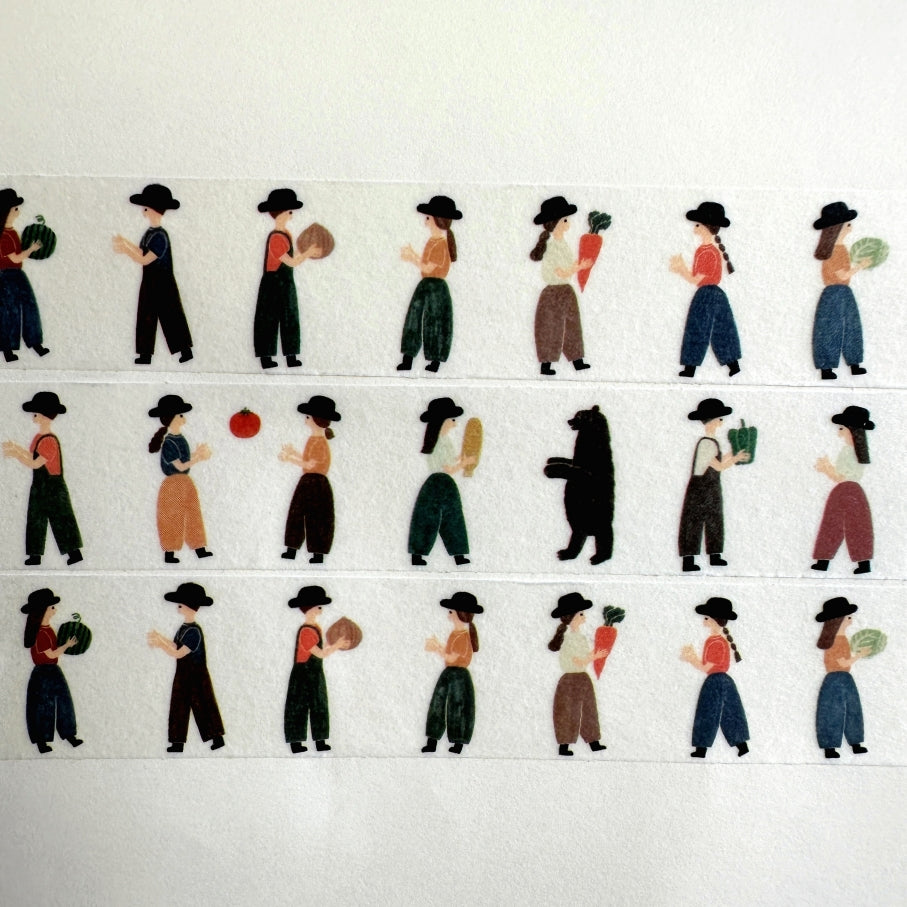 Necktie - Harvest Time washi tape SAMPLES