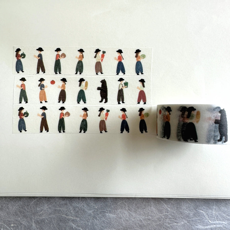 Necktie - Harvest Time washi tape SAMPLES