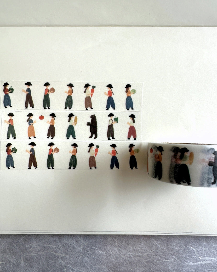 Necktie - Harvest Time washi tape SAMPLES