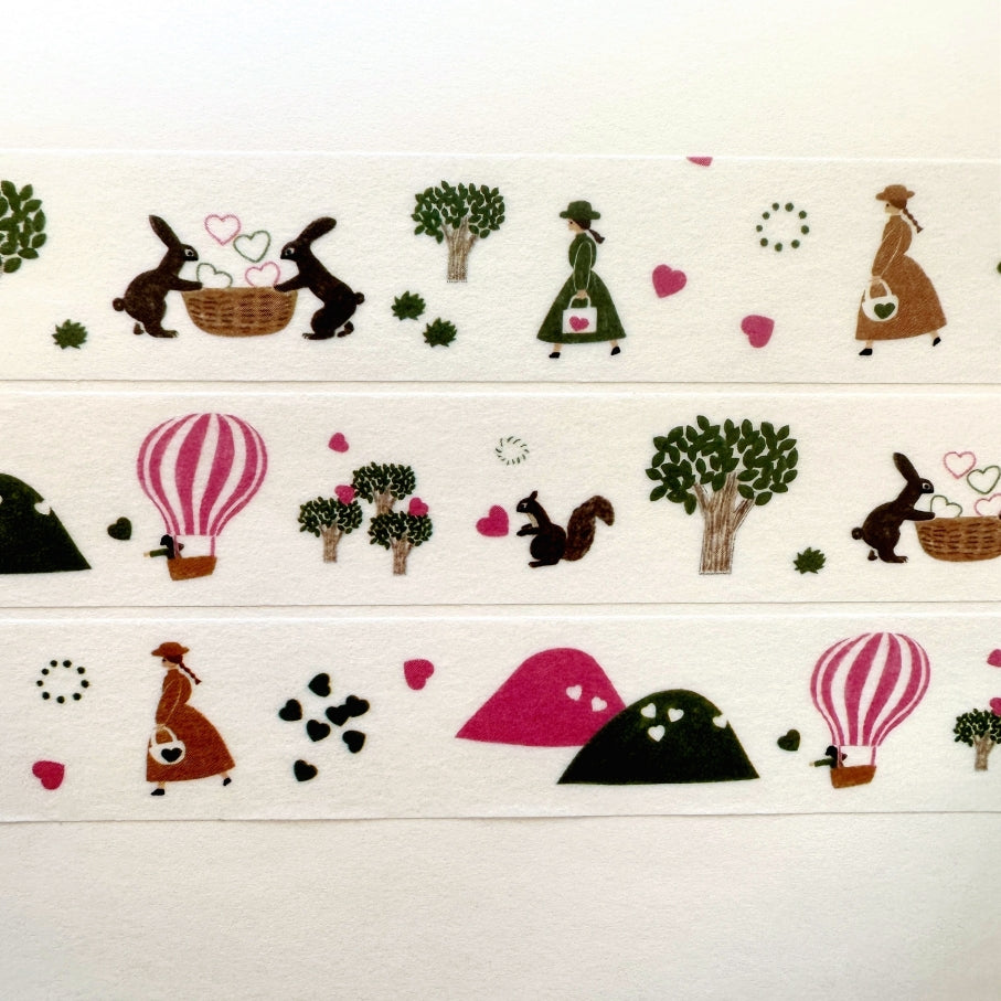 Necktie - Mountain Heart Collection washi tape SAMPLES | Valentine's
