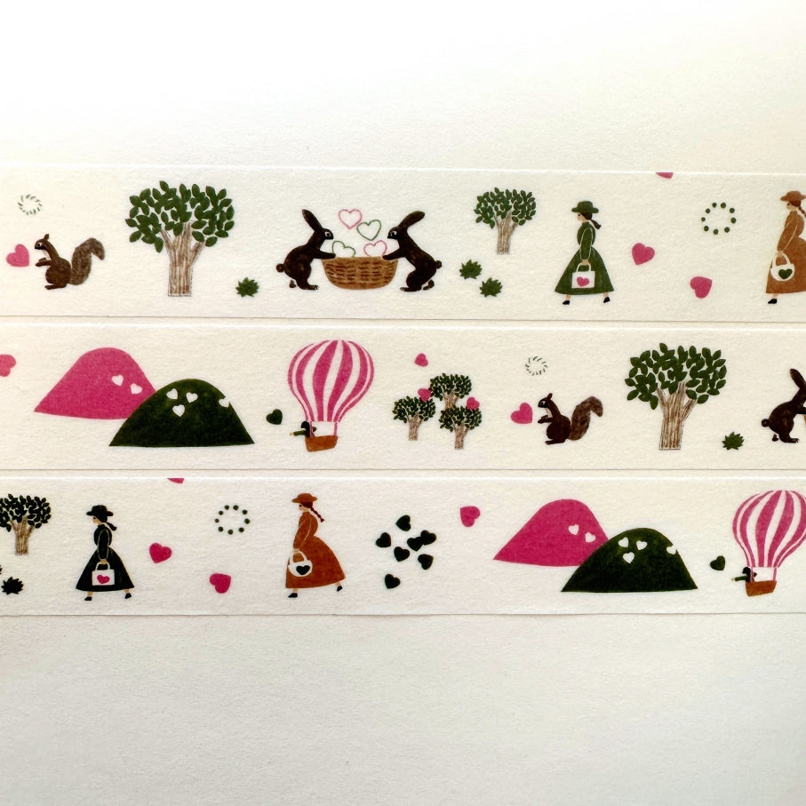 Necktie - Mountain Heart Collection washi tape SAMPLES | Valentine's