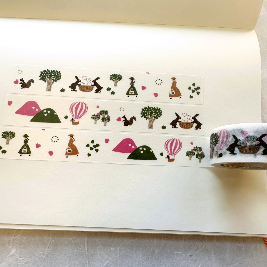 Necktie - Mountain Heart Collection washi tape SAMPLES | Valentine's