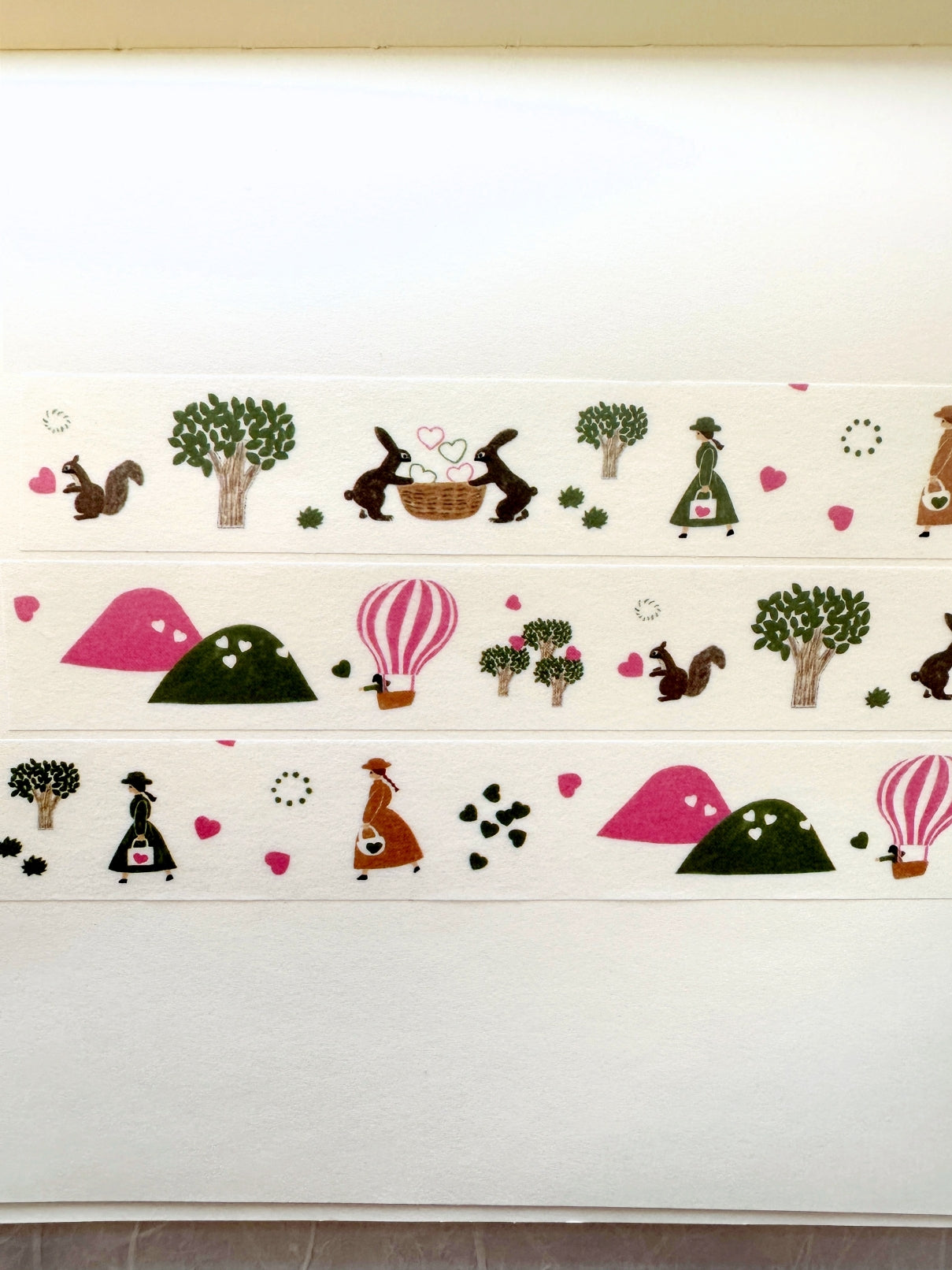 Necktie - Mountain Heart Collection washi tape SAMPLES | Valentine's