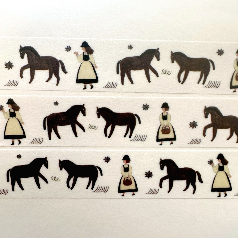 Necktie - Star Grass washi tape SAMPLES | Year of the Horse