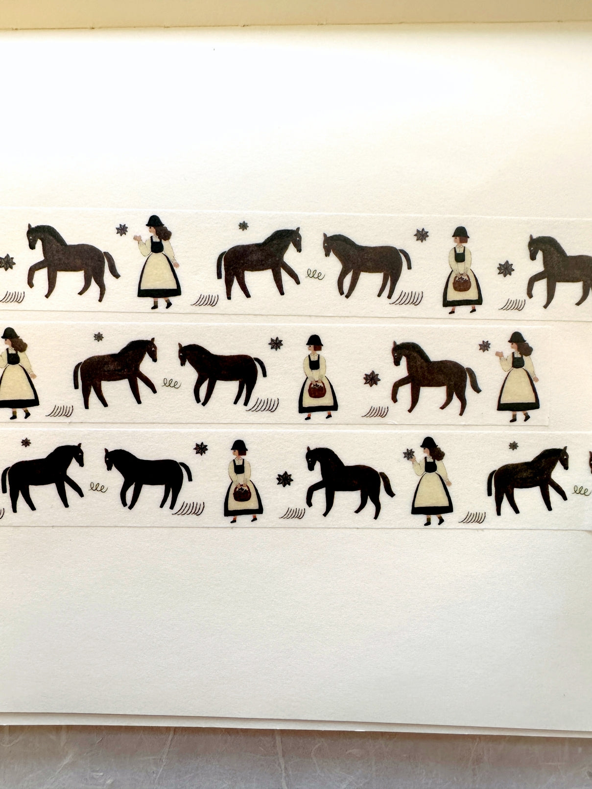 Necktie - Star Grass washi tape SAMPLES | Year of the Horse