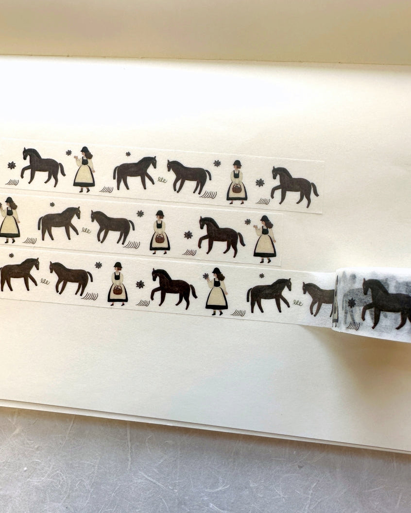 Necktie - Star Grass washi tape SAMPLES | Year of the Horse