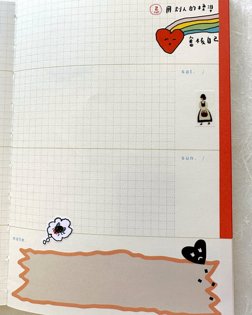 Messy Months - sticker sheets by TAOthings Studio