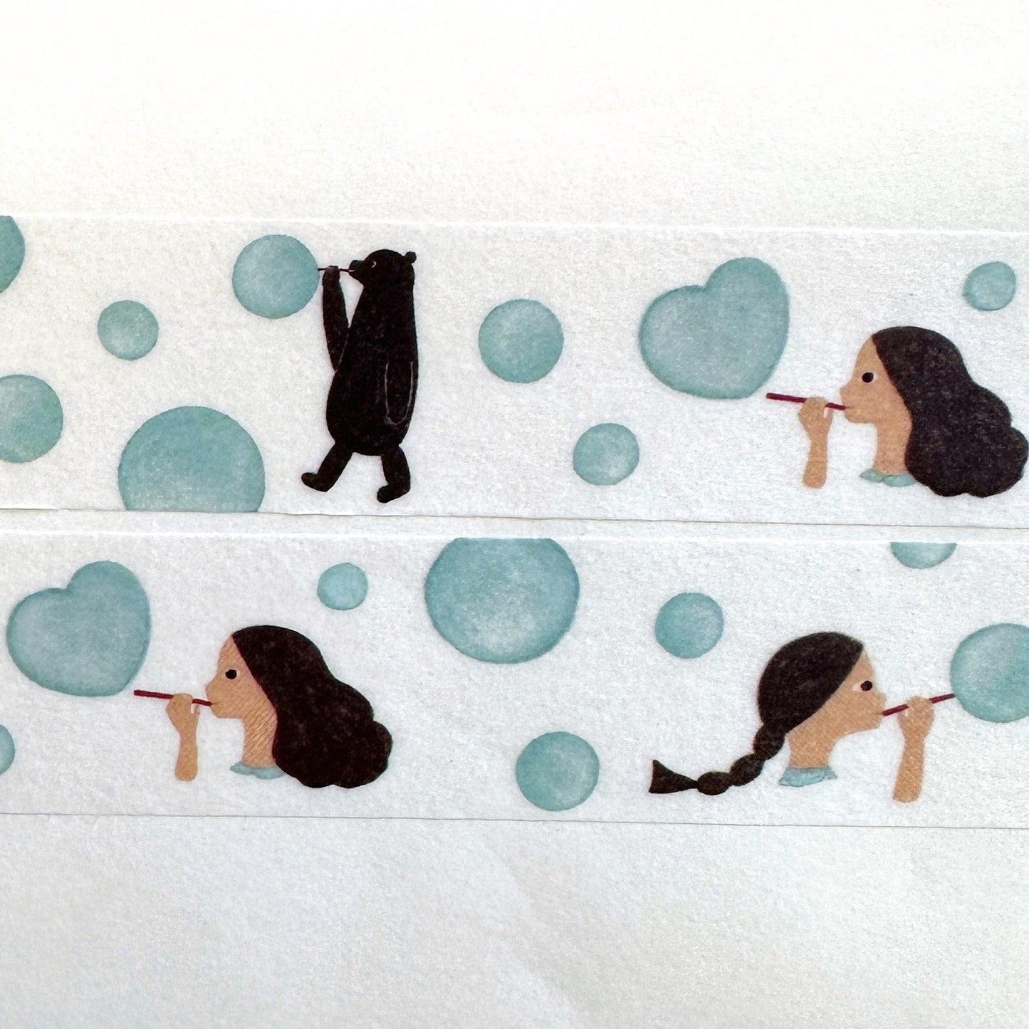 Necktie - Soap Bubbles washi tape SAMPLES