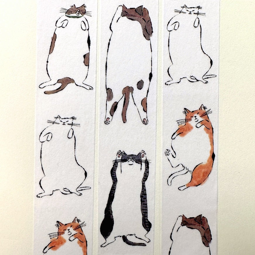 Nekoto - Aomuke washi tape SAMPLES