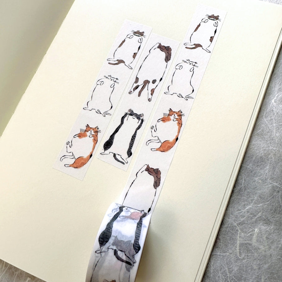 Nekoto - Aomuke washi tape SAMPLES