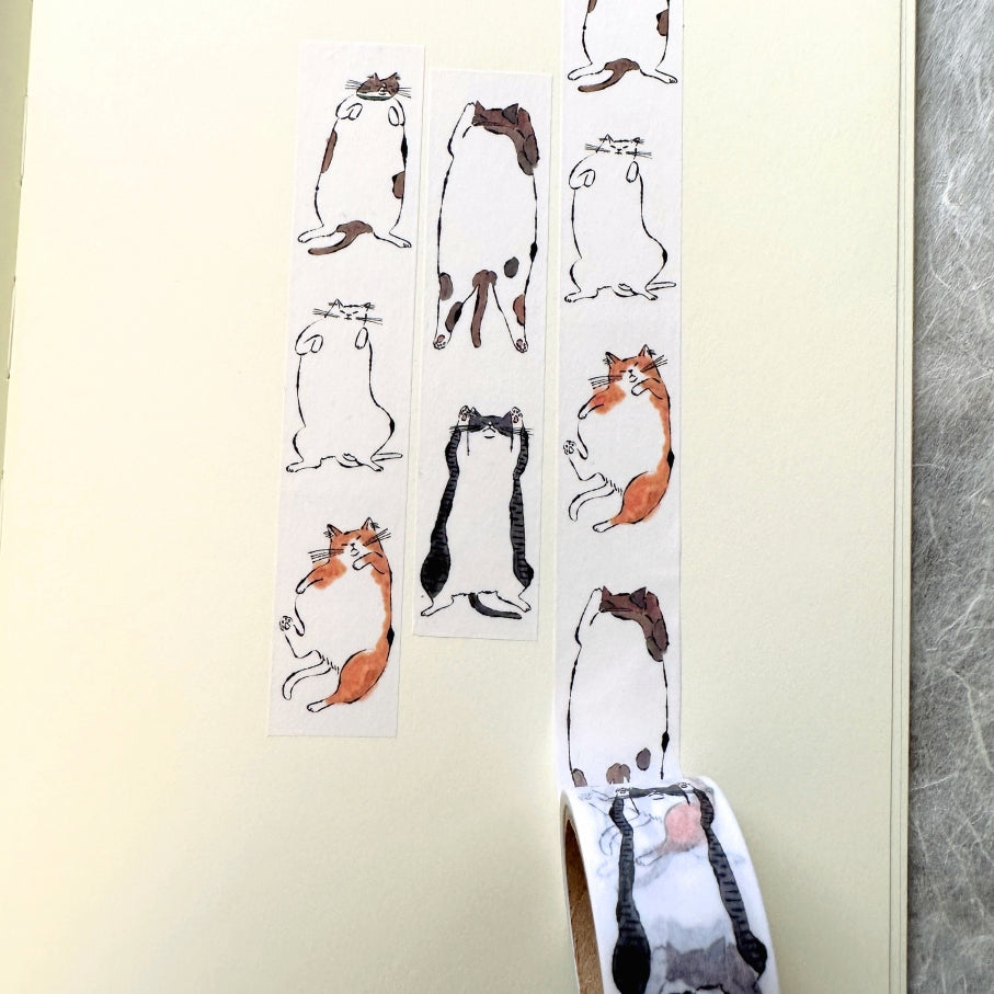 Nekoto - Aomuke washi tape SAMPLES