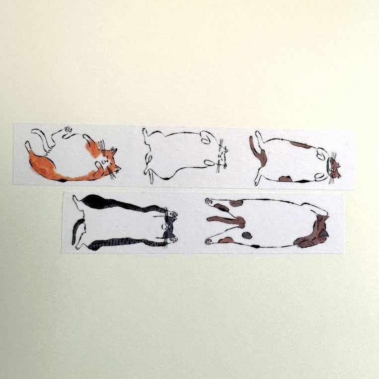 Nekoto - Aomuke washi tape SAMPLES