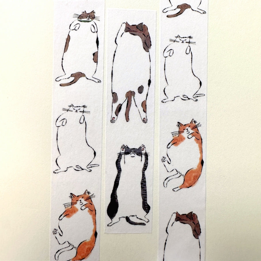 Nekoto - Aomuke washi tape SAMPLES