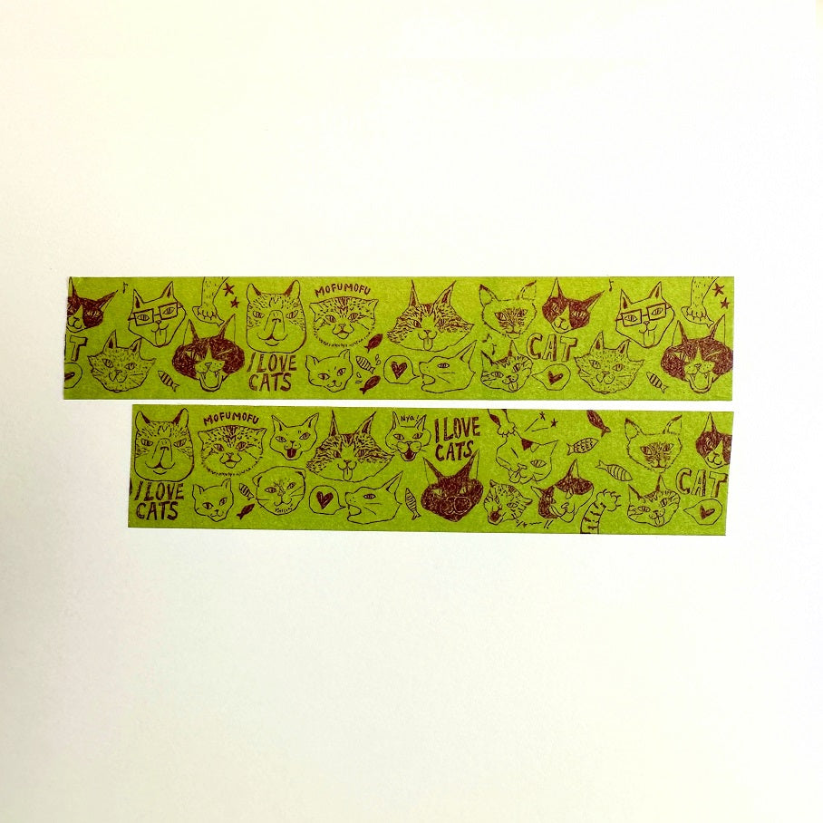 Nekoto - I Love Cats washi tape SAMPLES