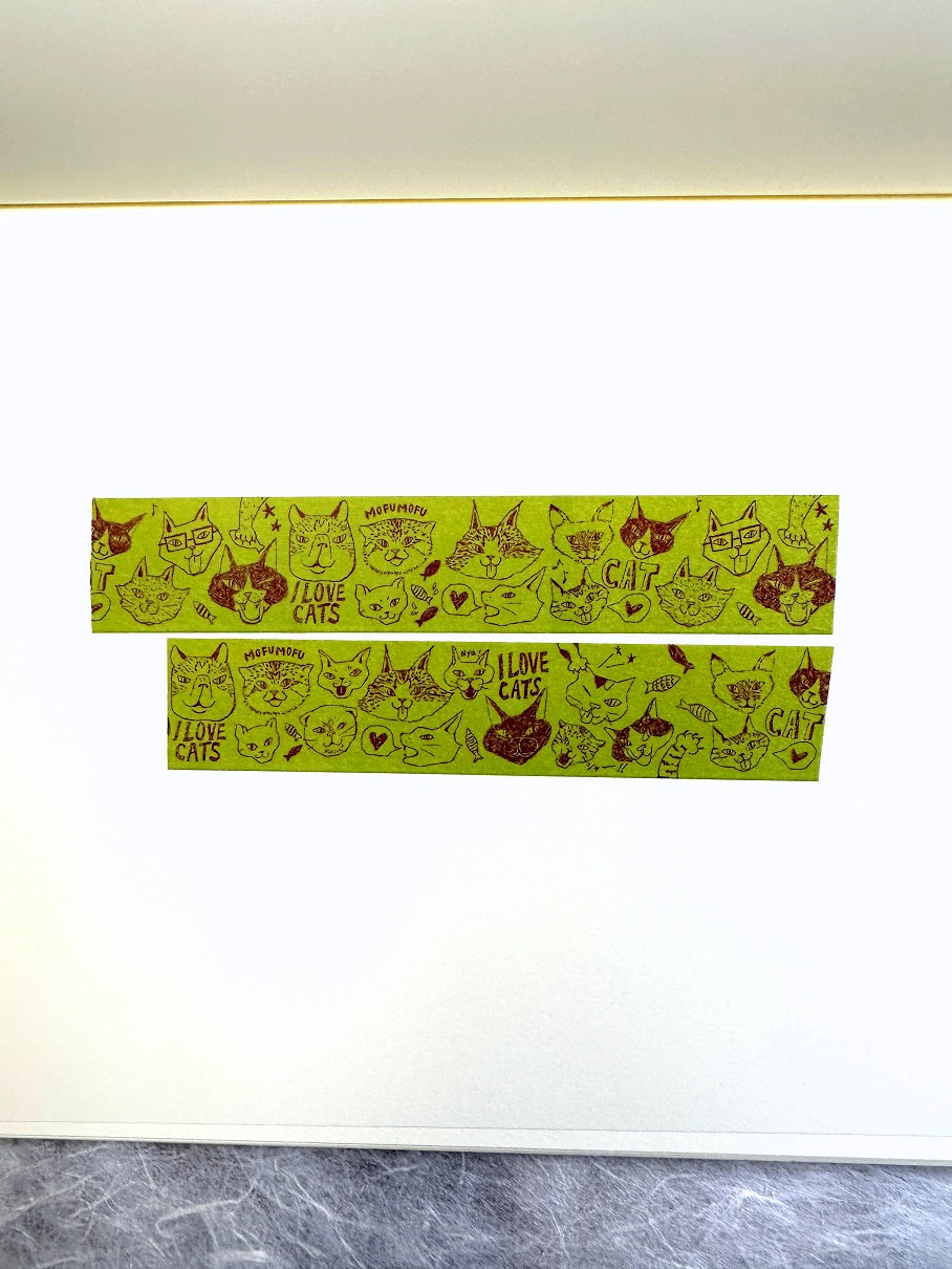 Nekoto - I Love Cats washi tape SAMPLES