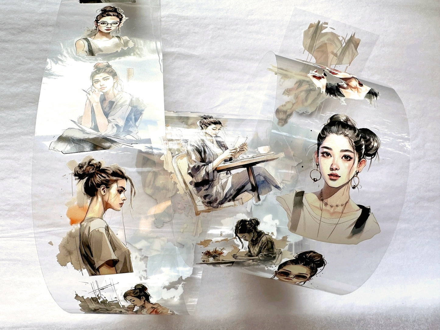 NeverLand Studio - Bun Girl PET tape SAMPLES