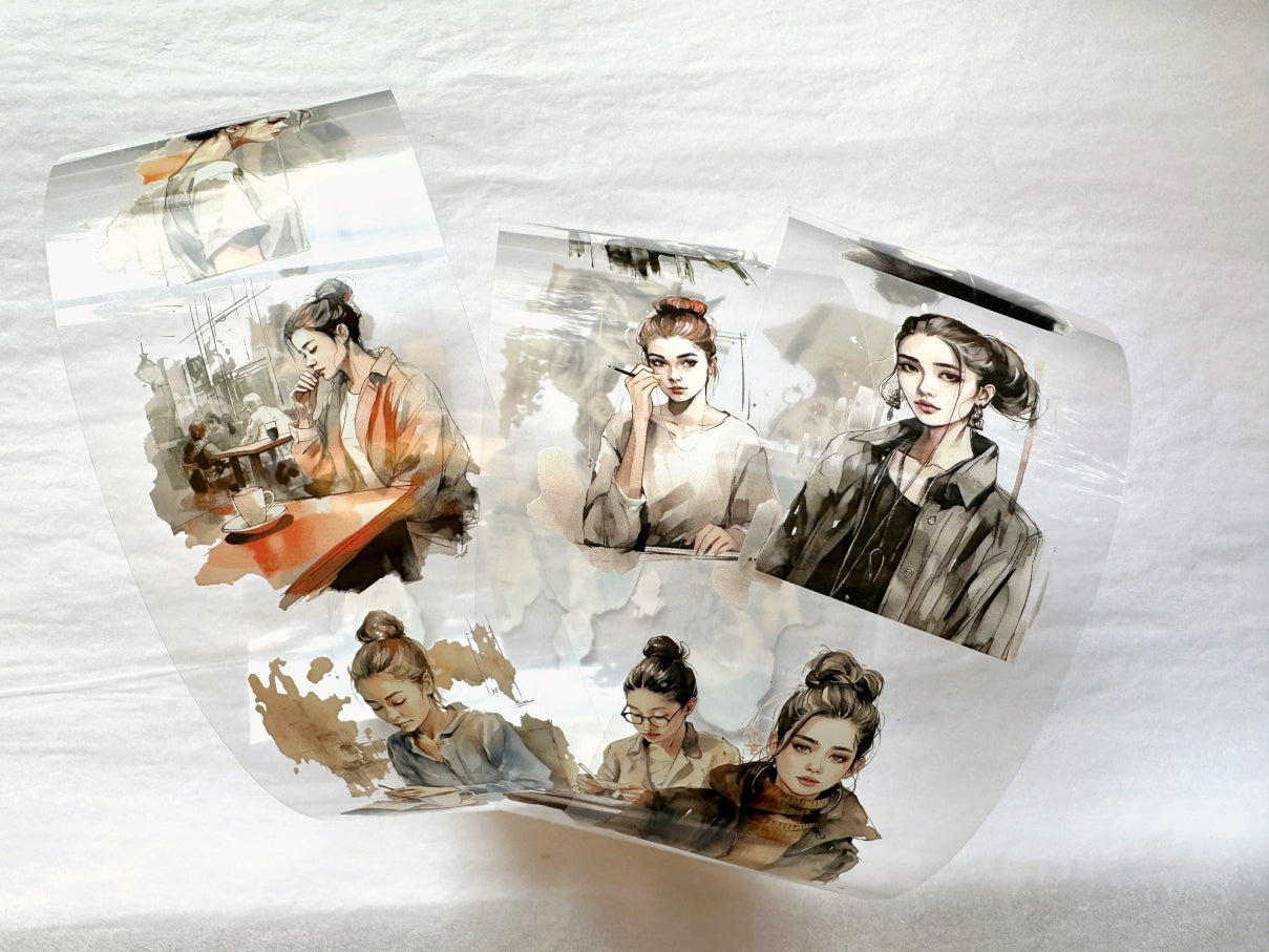 NeverLand Studio - Bun Girl PET tape SAMPLES