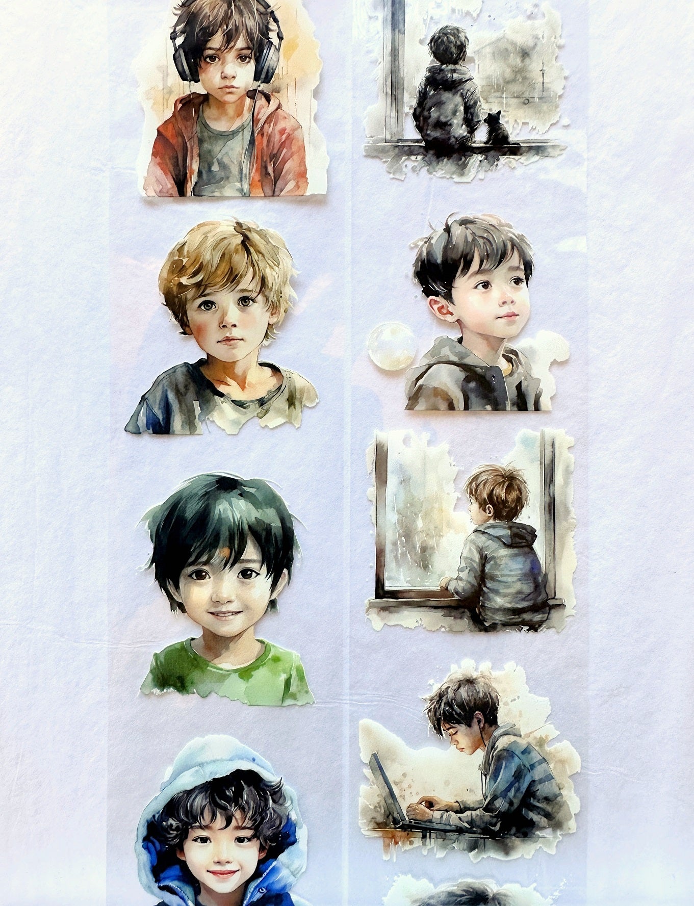 NeverLand Studio - Little Boy PET tape SAMPLES