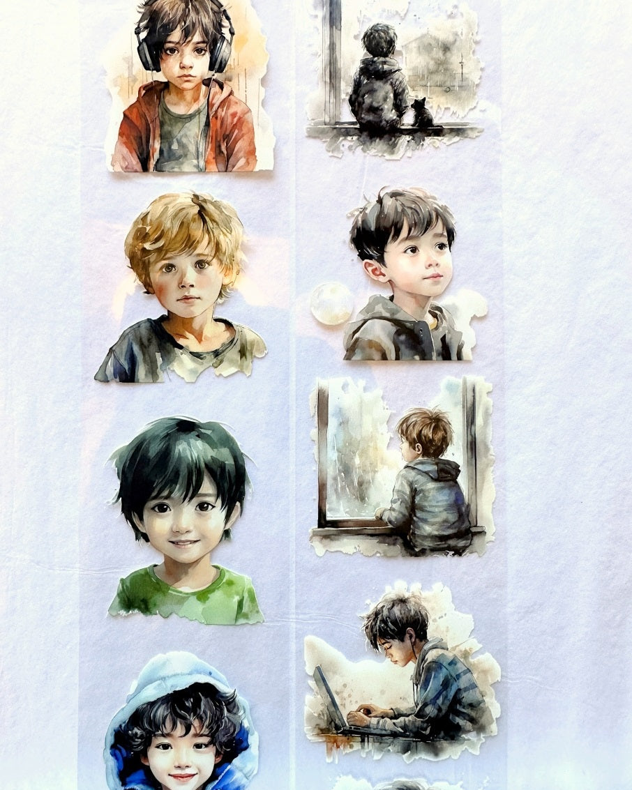 NeverLand Studio - Little Boy PET tape SAMPLES