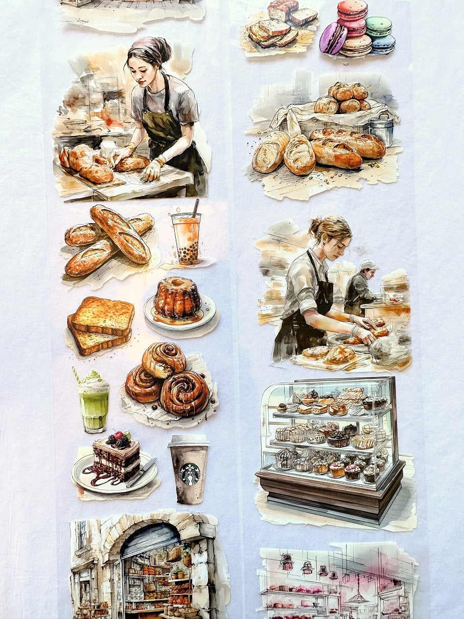 NeverLand Studio - Bakery PET tape SAMPLES