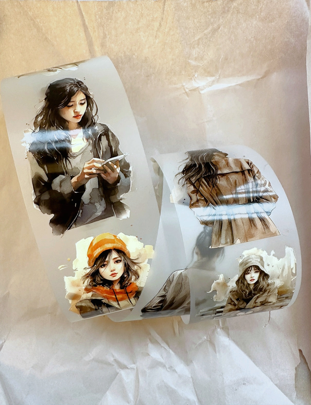 NeverLand Studio - Cozy Girl PET tape SAMPLES
