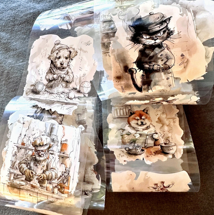 NeverLand Studio - Zootopia PET tape (6.5 x 200 cm) SAMPLES