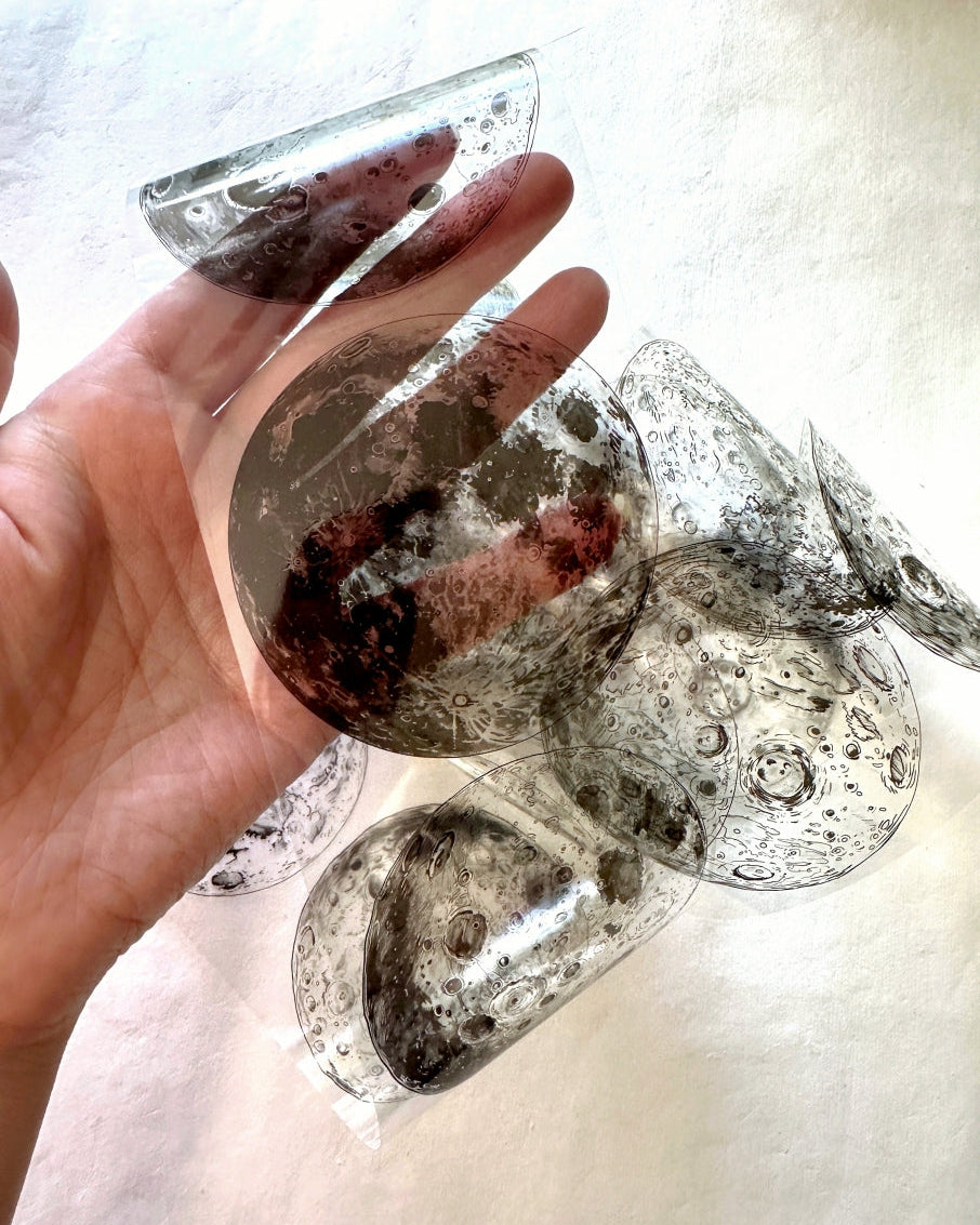 NeverLand Studio - Monochromatic Lunar PET tape (8 cm x 150 cm) SAMPLES