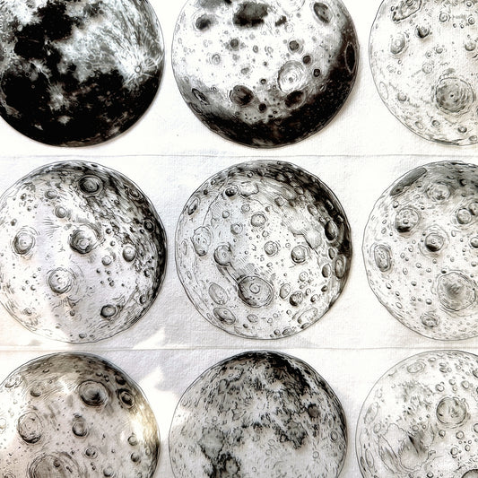 NeverLand Studio - Monochromatic Lunar PET tape (8 cm x 150 cm) SAMPLES