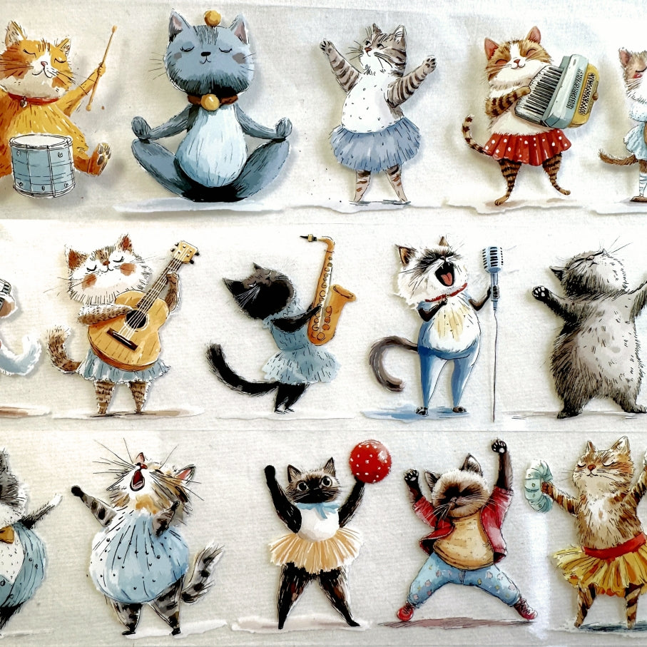 NeverLand Studio - Cat's Got Talent PET tape SAMPLES