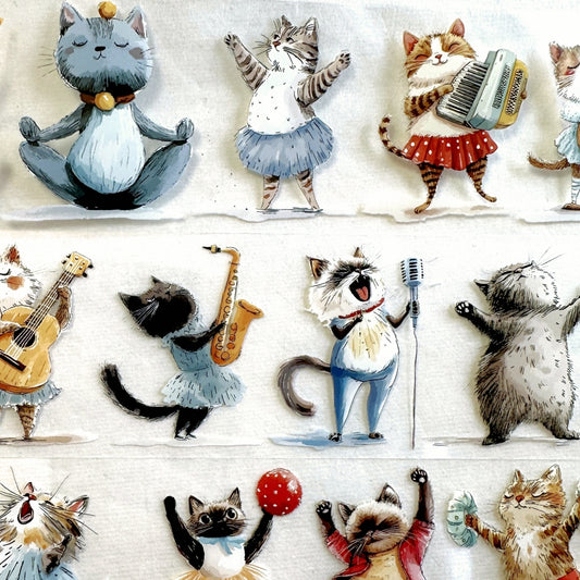 NeverLand Studio - Cat's Got Talent PET tape SAMPLES