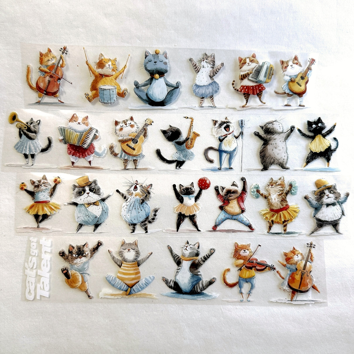 NeverLand Studio - Cat's Got Talent PET tape SAMPLES