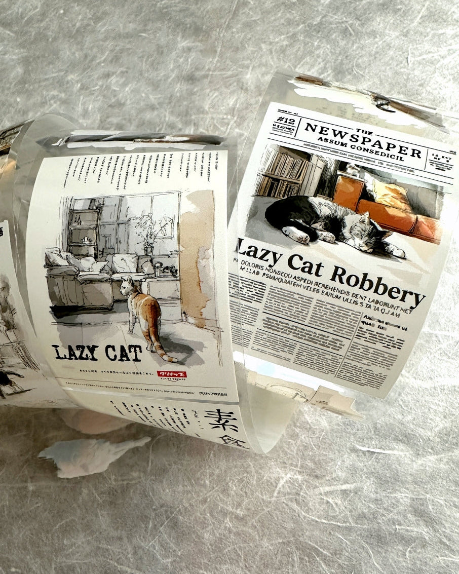 Neverland Studio - Mr. Lazy Cat PET tape SAMPLES