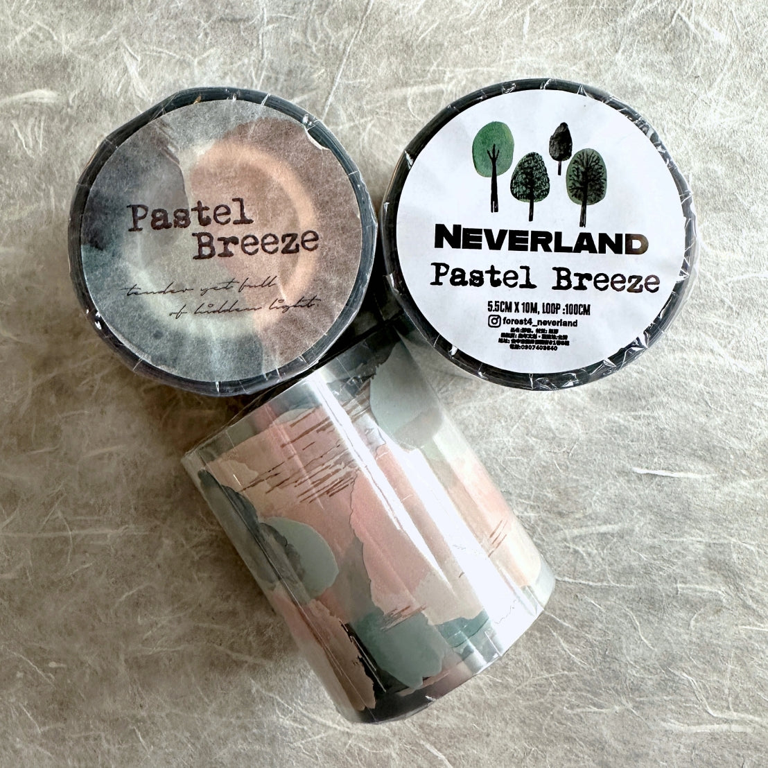 Neverland Studio - Pastel Breeze PET tape SAMPLES