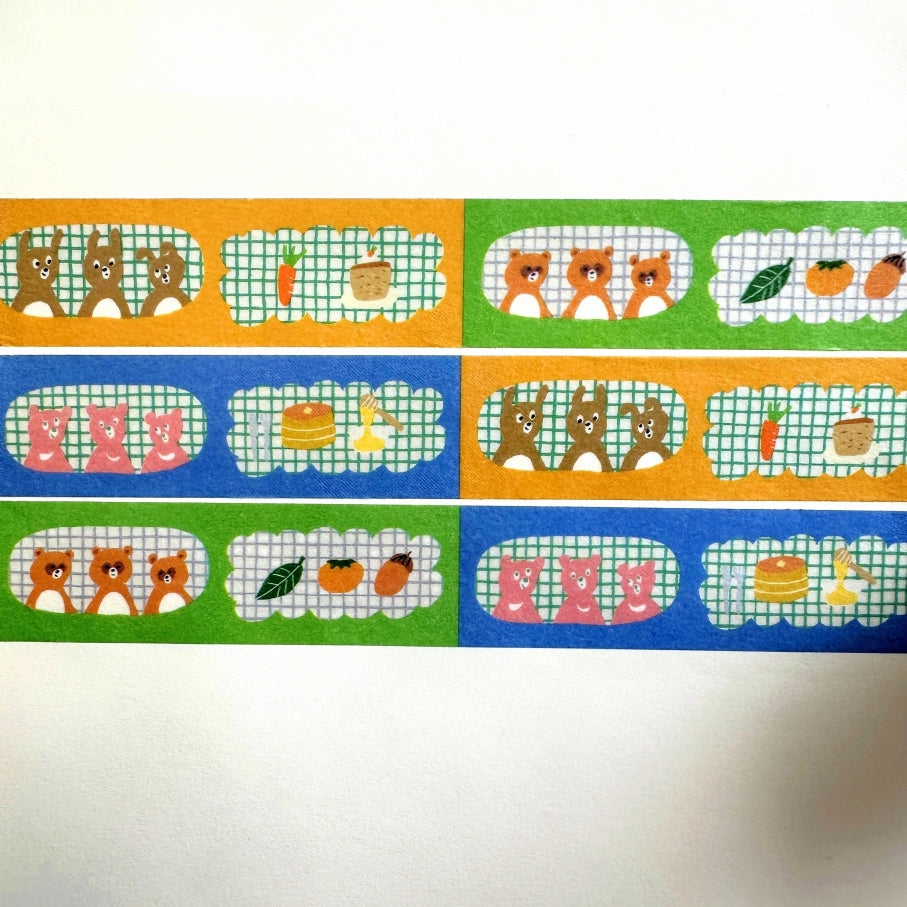 Nico-Recipe - Animals washi tape SAMPLES