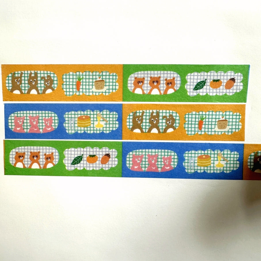 Nico-Recipe - Animals washi tape SAMPLES