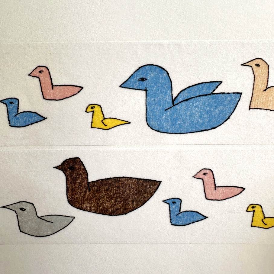 mt x Minä Perhonen - Flutter & Follow 3.5 cm wide washi tape SAMPLES