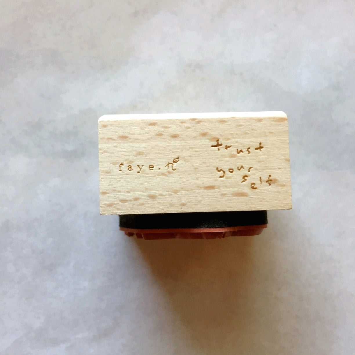 Nove.九 - Trust Yourself rubber stamp [New in package]