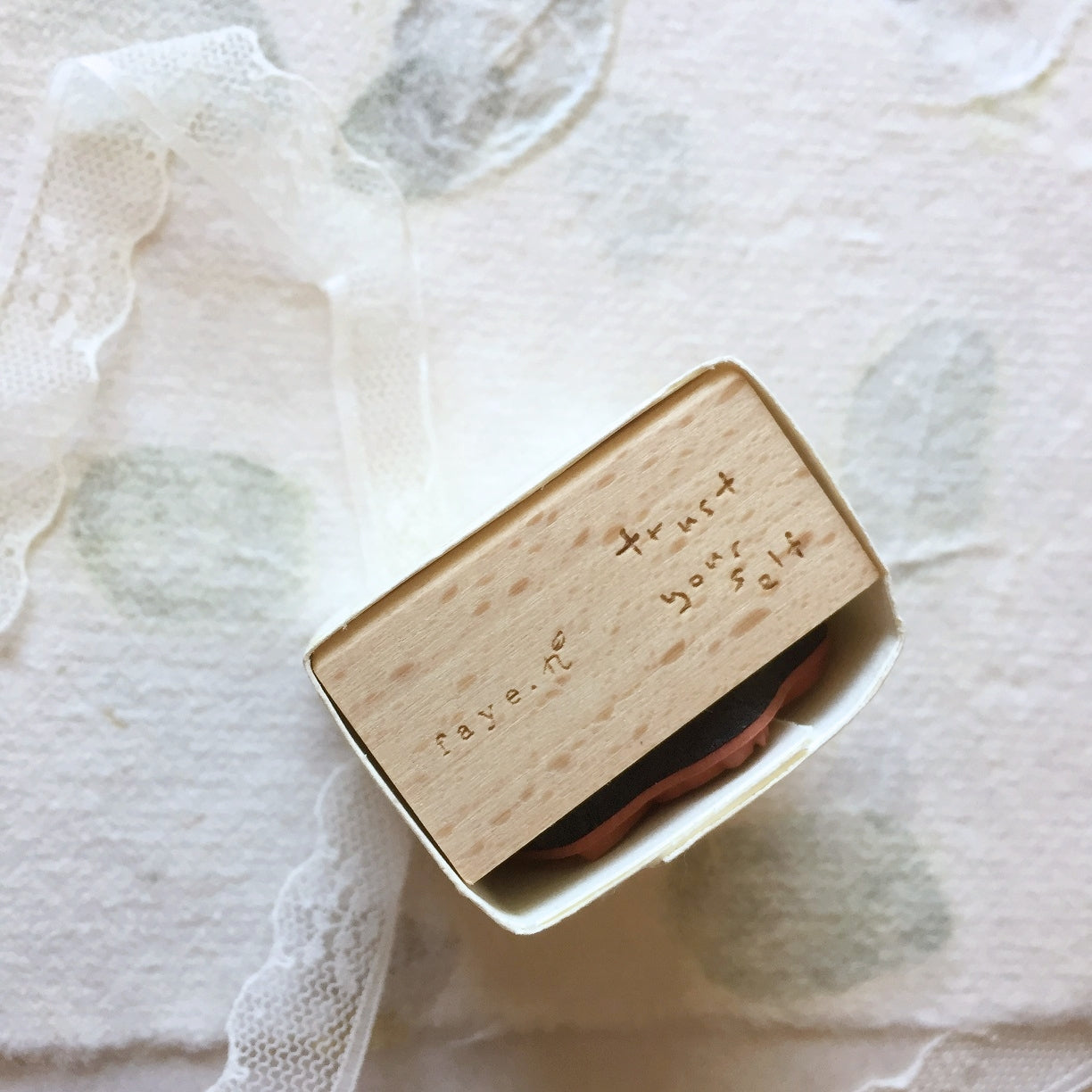 Nove.九 - Trust Yourself rubber stamp [New in package]