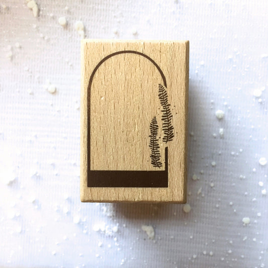Nove.九 - Beyond Floral Arch rubber stamp [Like New]