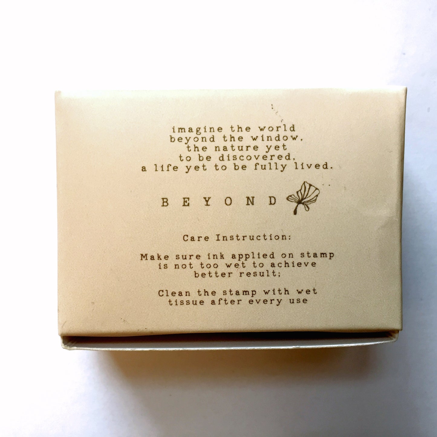 Nove.九 - Beyond Floral Arch rubber stamp [Like New]