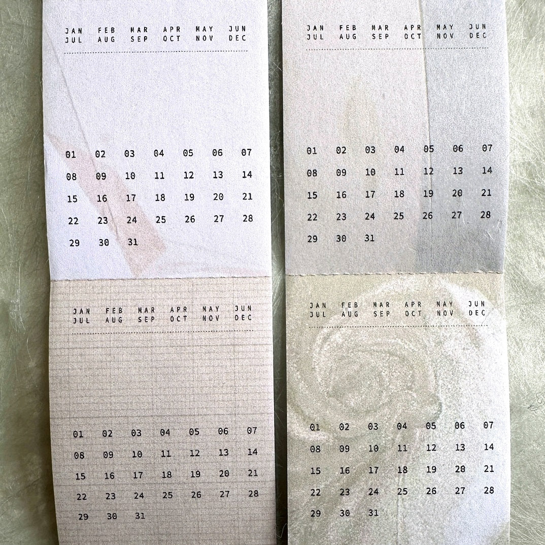 Nyret Design - Calendar perforated paper tape (writable) SAMPLES