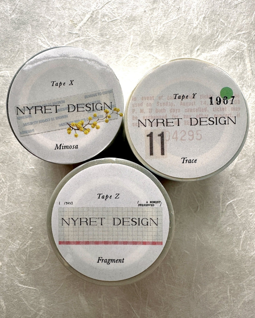 Nyret Design - Fragment kiss-cut washi tape SAMPLES