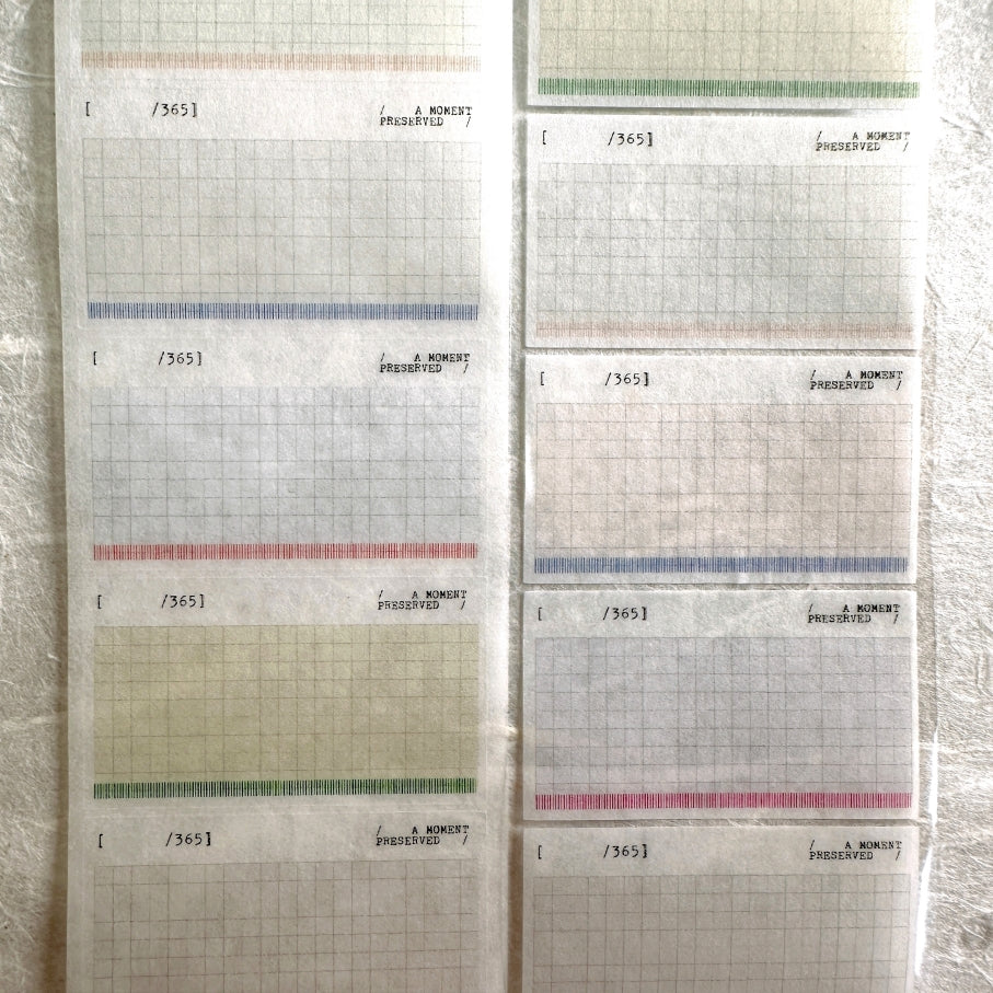 Nyret Design - Fragment kiss-cut washi tape SAMPLES