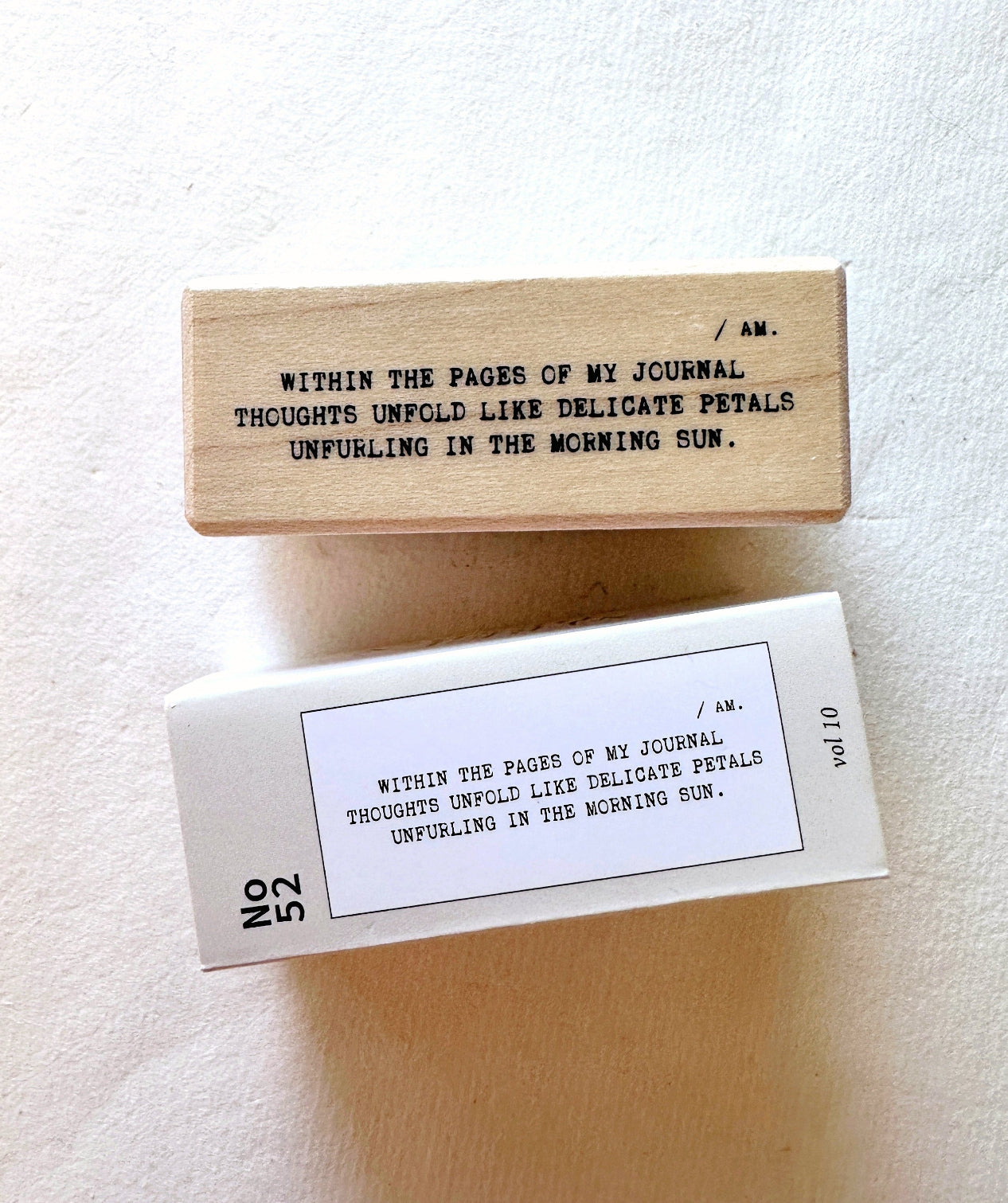 Nyret - Vol. 10 Daily Aesthetic No. 52 rubber stamp