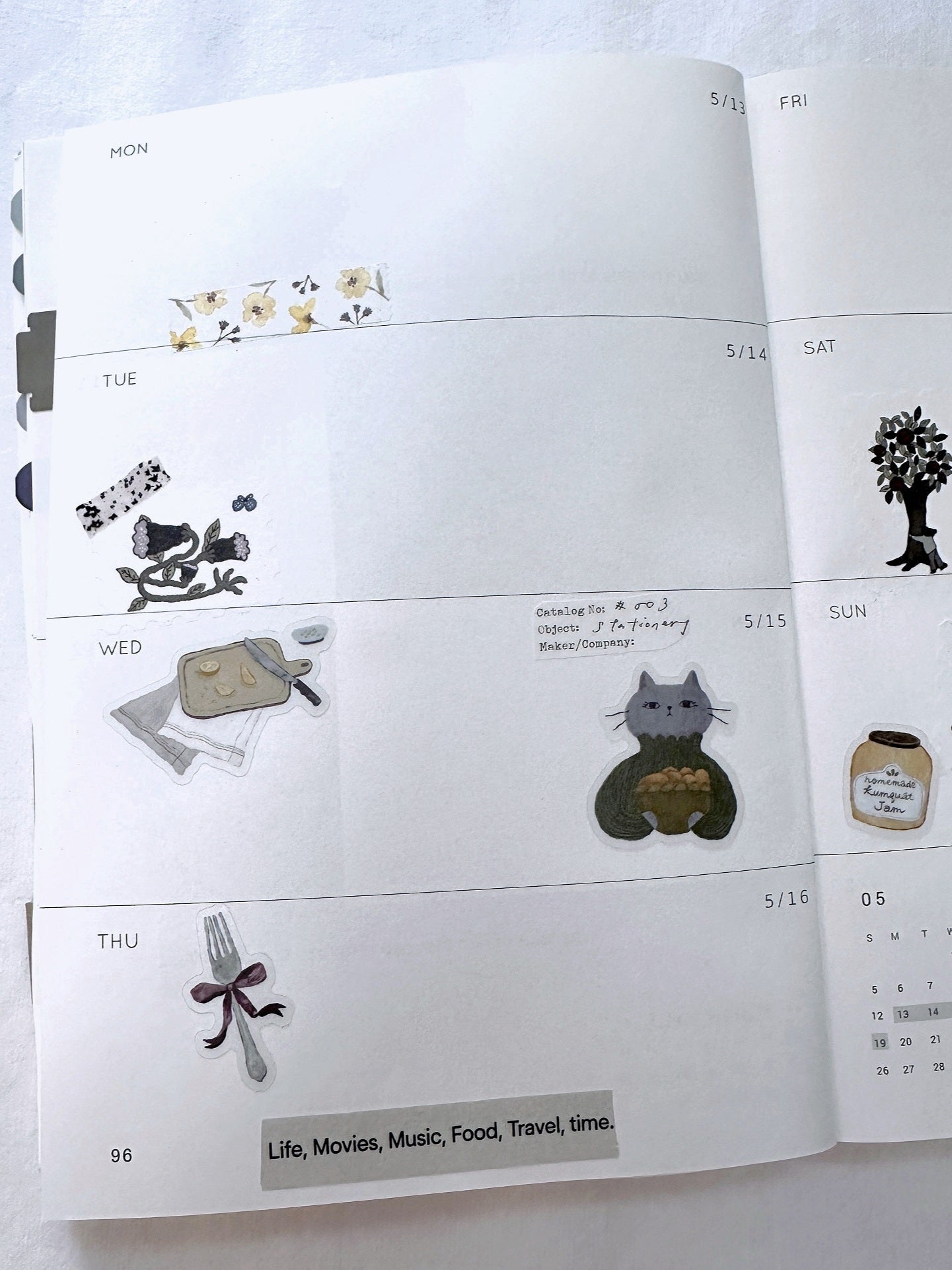 Organize a Bit - Organize Everything You Love masking tape SAMPLES