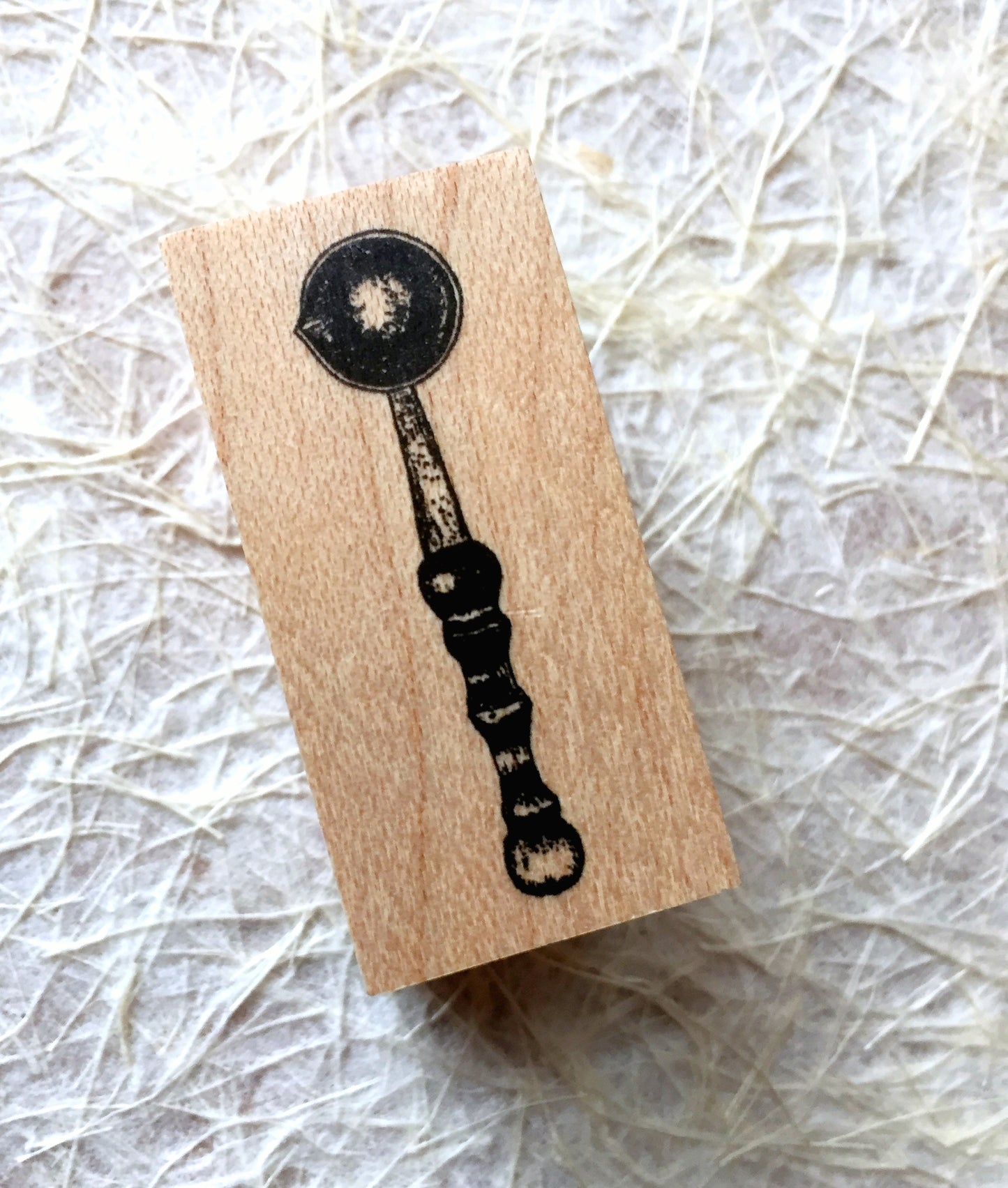 Oola Happy Stationery - Wax Seal Melting Spoon rubber stamp [Pre-loved]