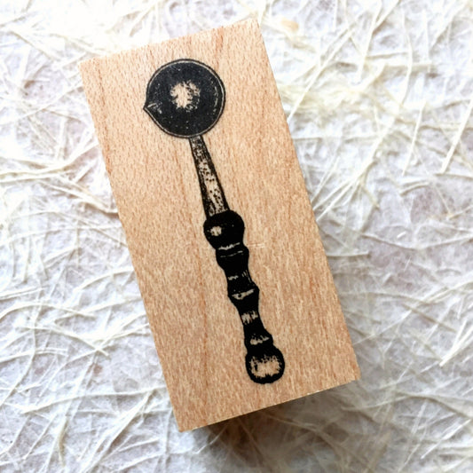 Oola Happy Stationery - Wax Seal Melting Spoon rubber stamp [Pre-loved]