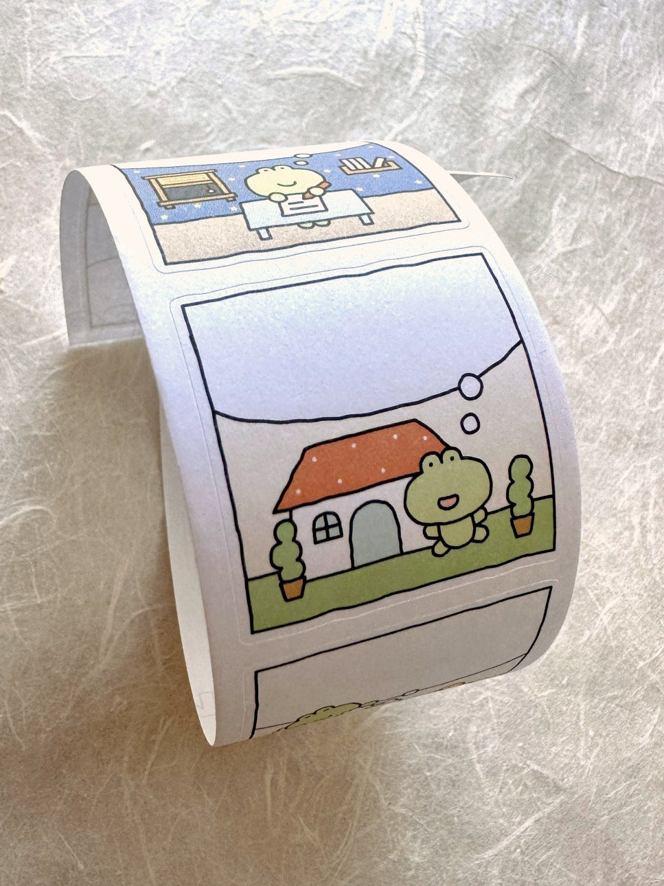 OKIKI - Speech Bubble writable kiss-cut paper tape SAMPLES