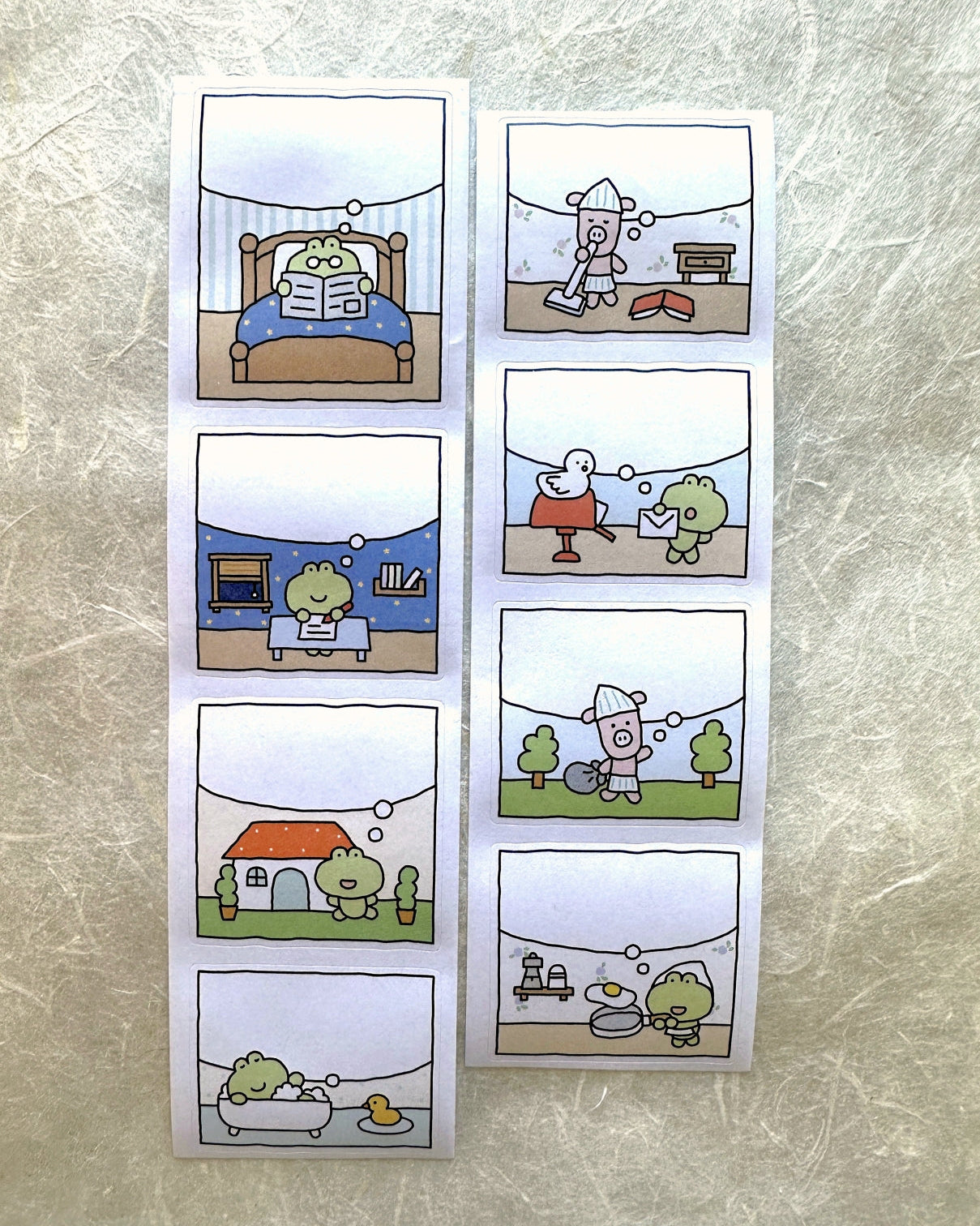 OKIKI - Speech Bubble writable kiss-cut paper tape SAMPLES